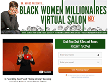 Tablet Screenshot of blackwomenmillionaires.com